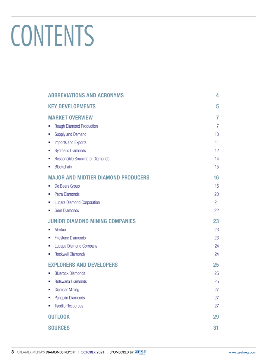 Diamonds 2021 Agility in the face of crisis Creamer Media