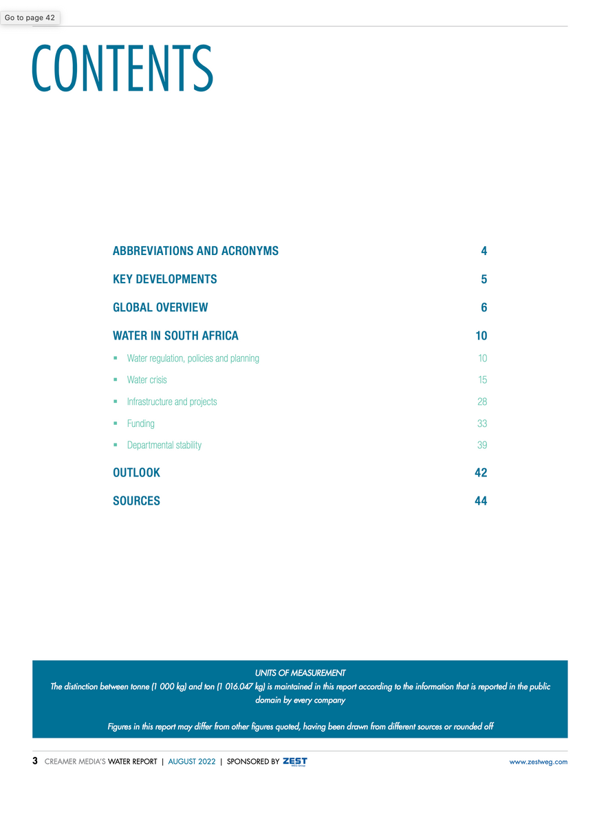 Water 2022 A system under pressure Creamer Media Engineering News