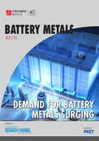 Battery Metals 2021/22: Demand for battery metals surging